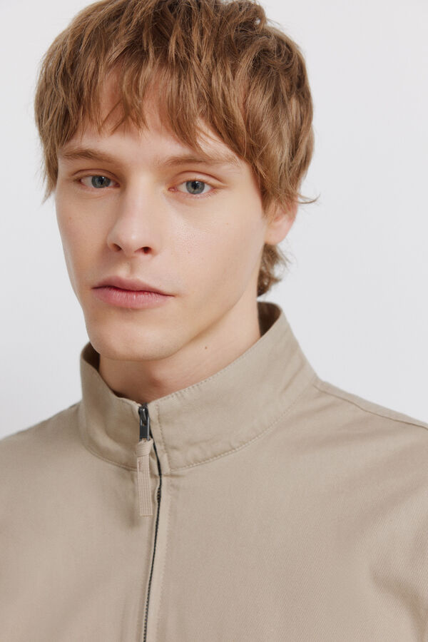 Springfield Linen cotton lightweight jacket nude