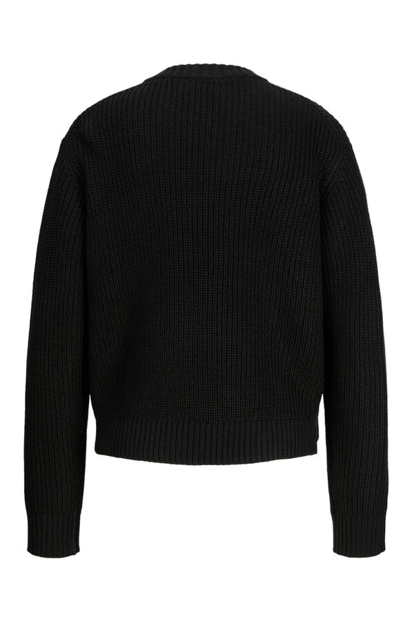 Jack & Jones Basic jersey-knit knit jumper black