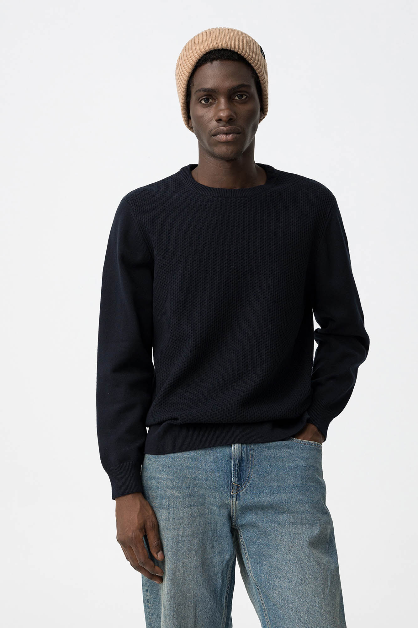 Tiffosi Camisola de malha texturizada