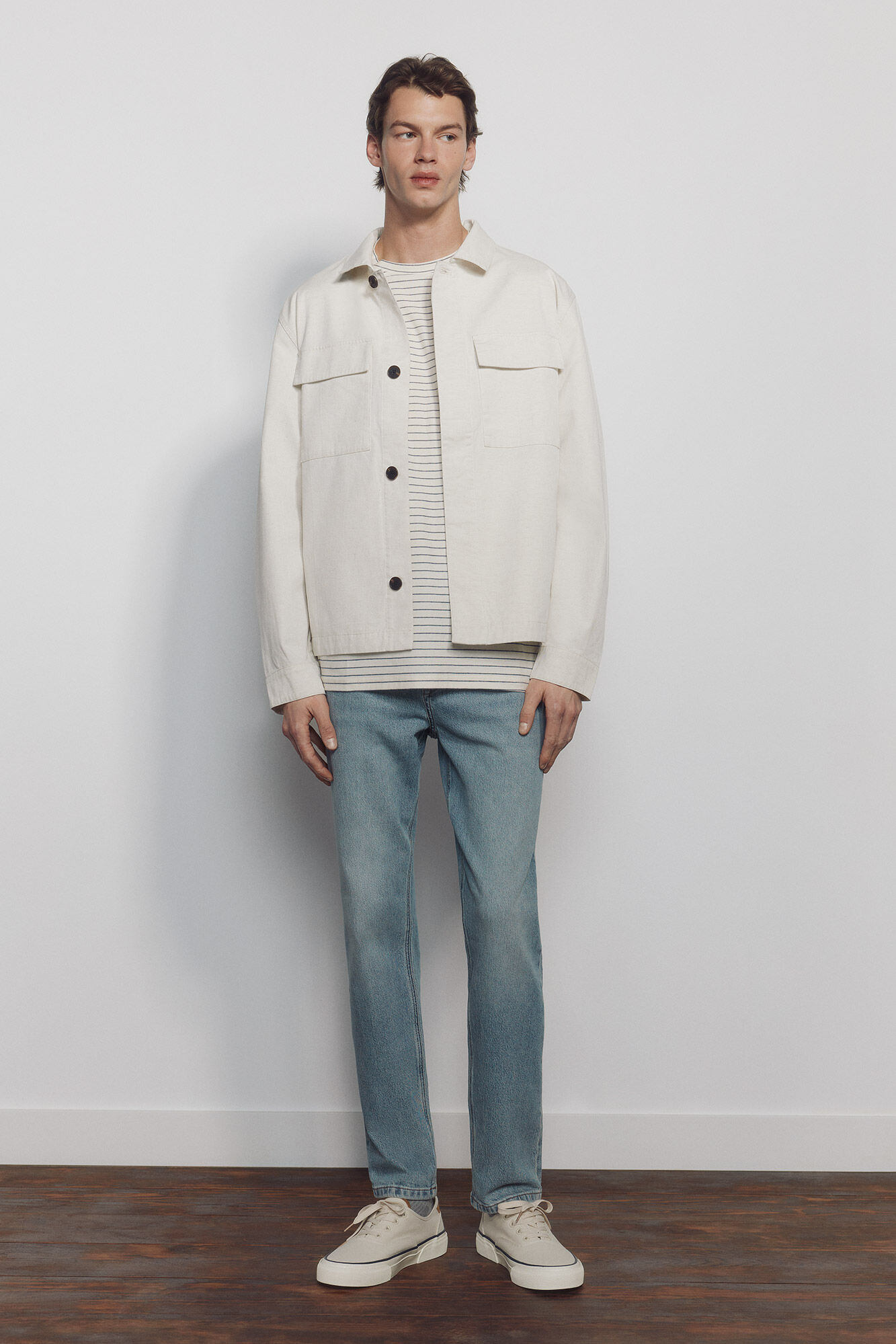 Springfield Overdyed slim fit jeans