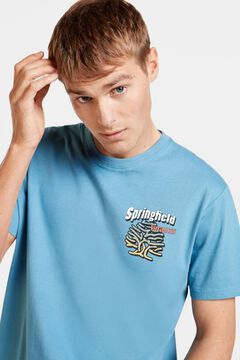 Springfield T-Shirt Spf vacances bläulich