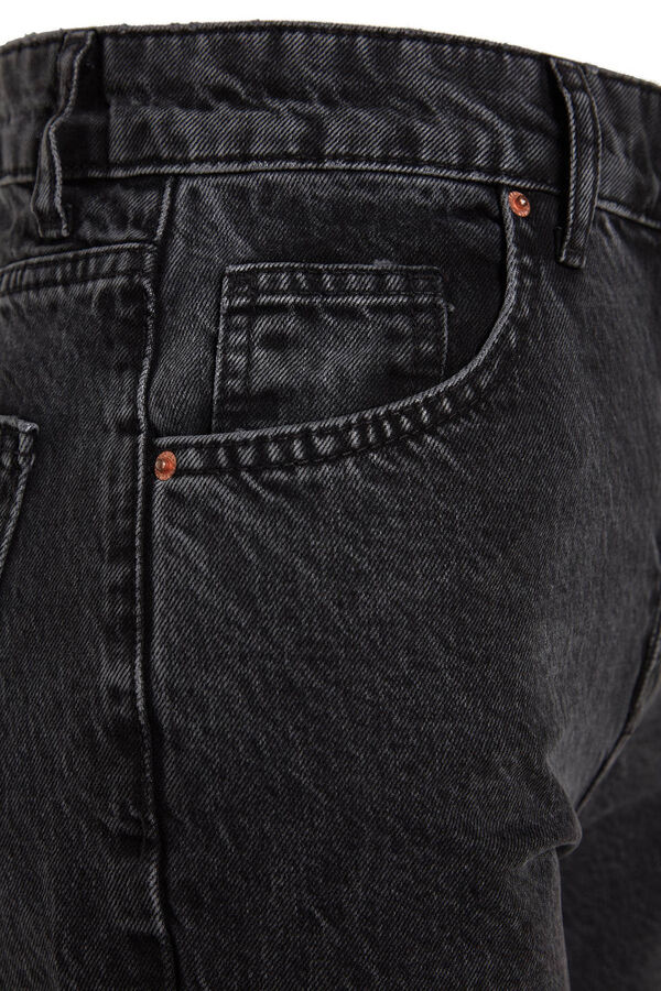 Trendyol Cal&ccedil;a jeans masculina comum cinzento