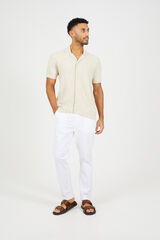 Brave Soul Pantal&oacute;n chino con 3 bolsillos blanco