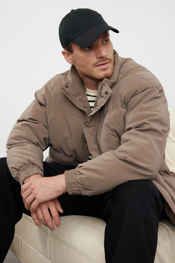 Trendyol Classic wool blend coat nude