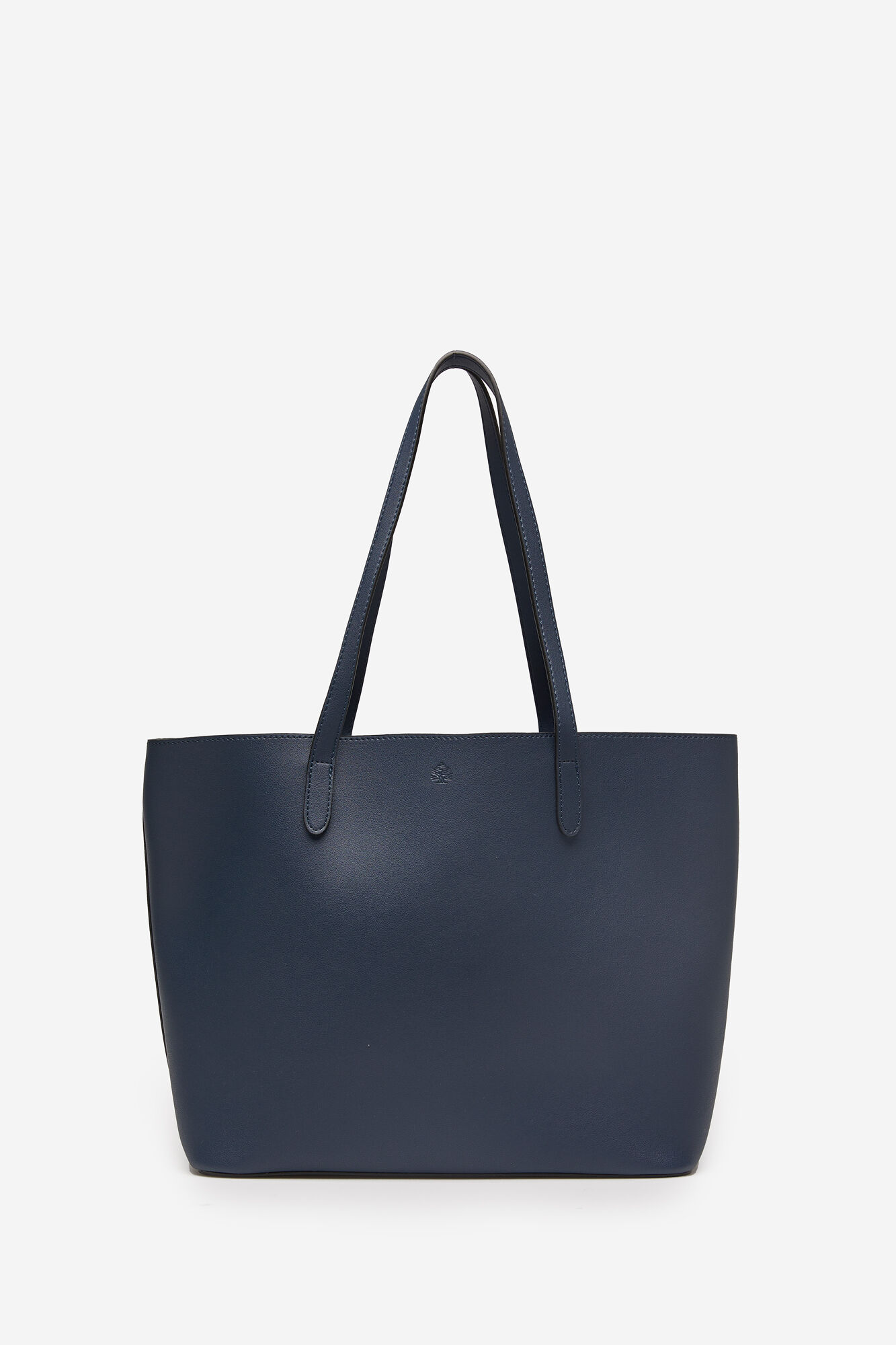 navy shopper bag