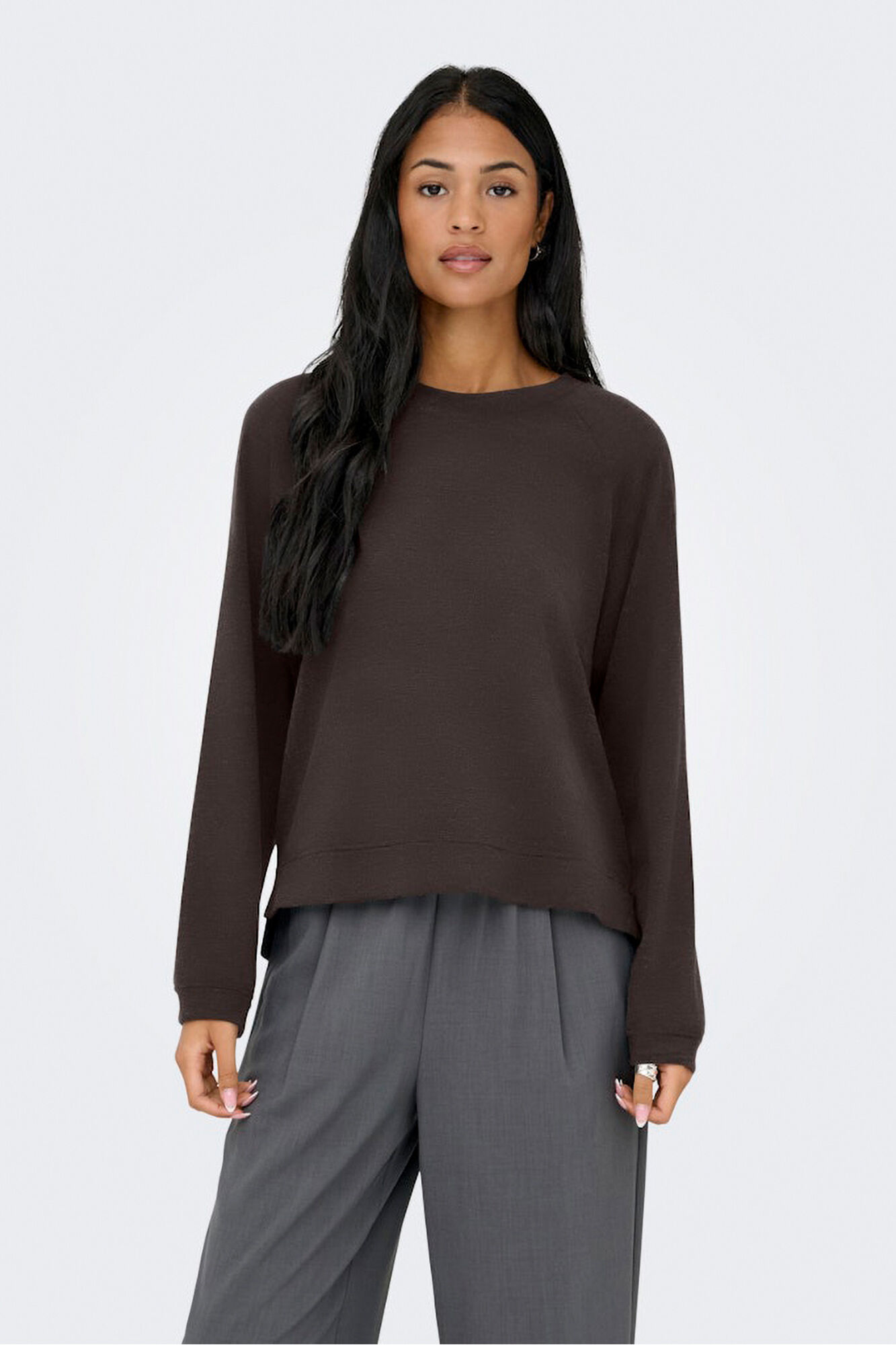 Only Top felpa manga larga