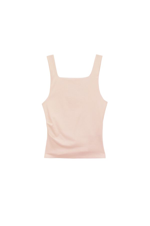 Koton Fitted basic top rose