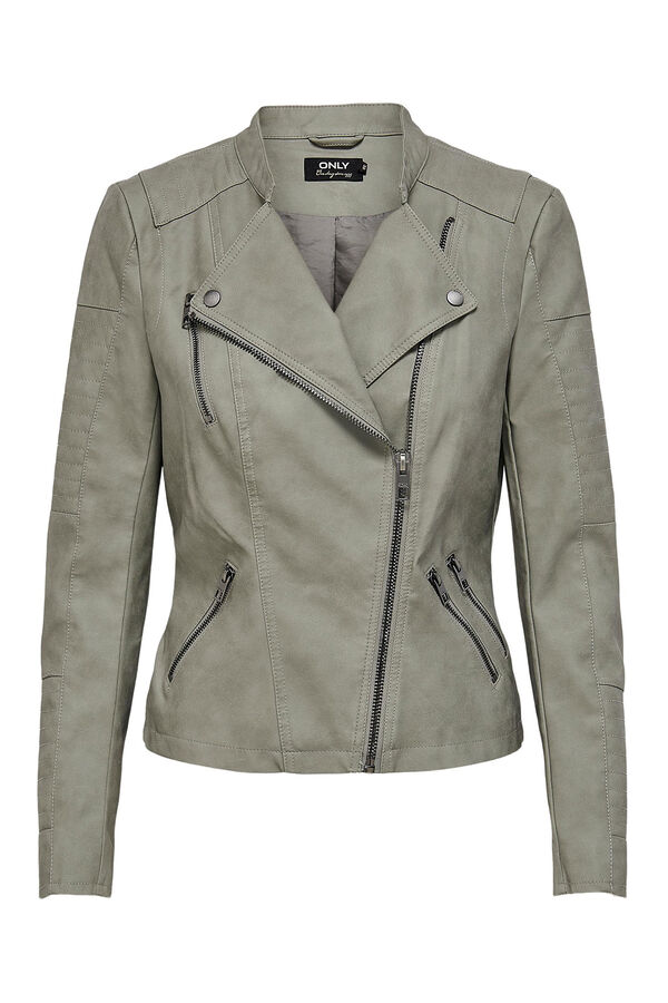 Springfield Biker jacket with zip fastening Siva