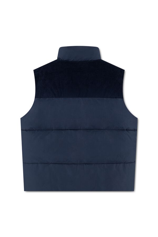 Abercrombie Kids Medium-weight puffer gilet blue