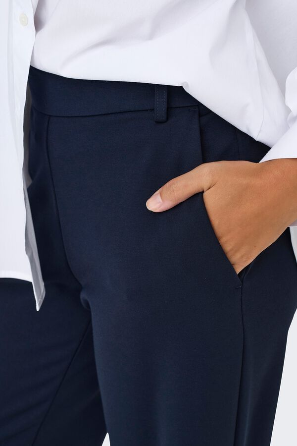 Only Wide Leg tailored trousers blue