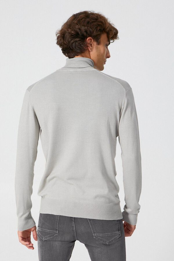 Inside Jersey de punto cuello vuelto gris