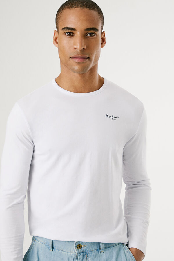 Pepe Jeans Camiseta manga larga blanco