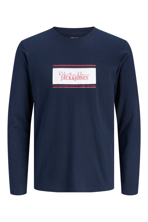 Jack & Jones PLUS Long sleeve T-shirt blue