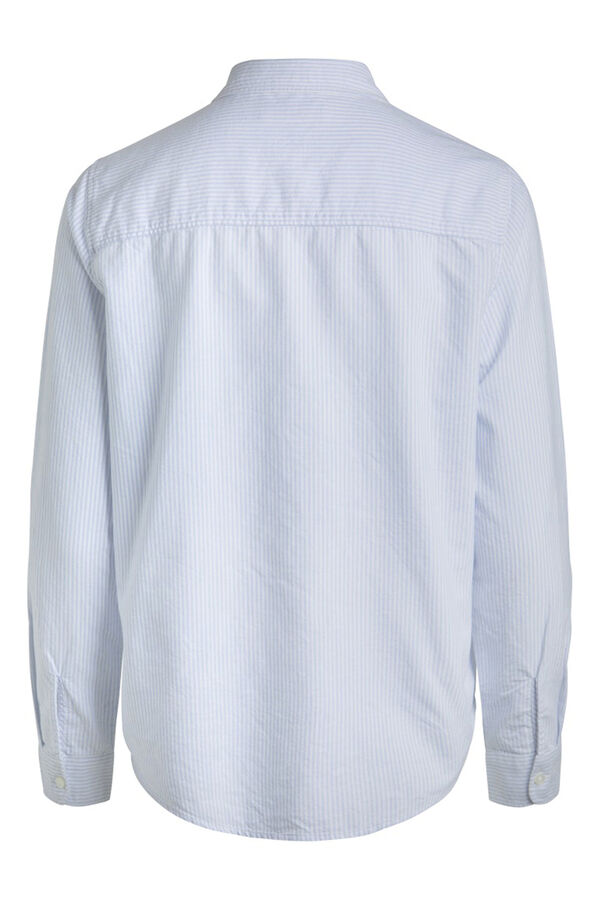 Pieces Oxford-Hemd Basic Blau