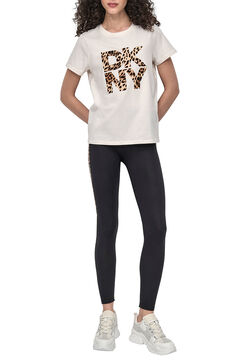 DKNY Camiseta logo dkny beige