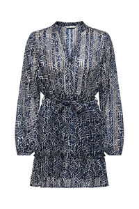 Only Vestido corto con lurex