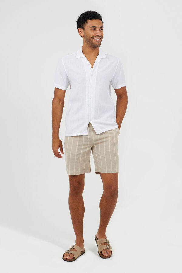 Brave Soul Striped short Bež