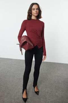 Trendyol Blusa entallada drapeada