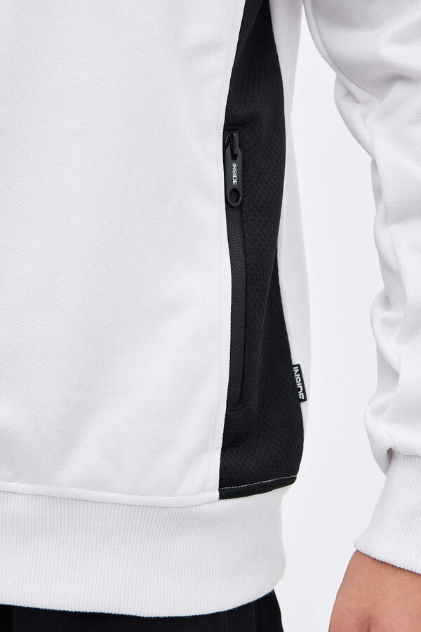 Inside Sudadera Con Capucha blanco