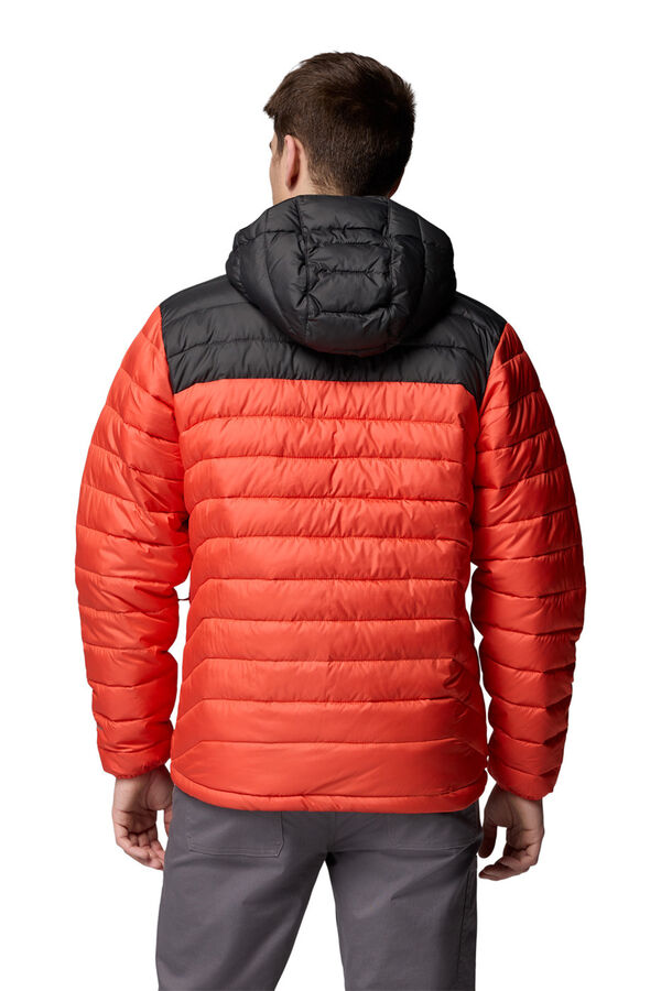 Columbia Chaqueta aislante con capucha Powder Lite&trade; II para hombre naranja