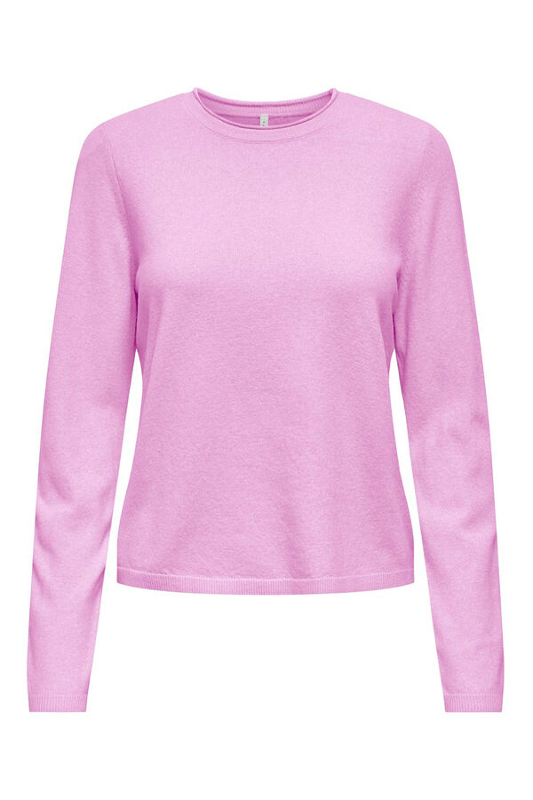 Only Round neck jumper rose