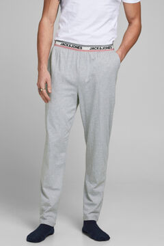 Springfield Pantalones algodón cintura con logo gris medio