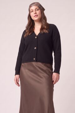 Only Carmakoma Plus size button fastening cardigan