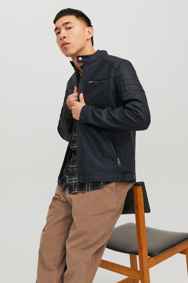 Jack & Jones Faux suede jacket black