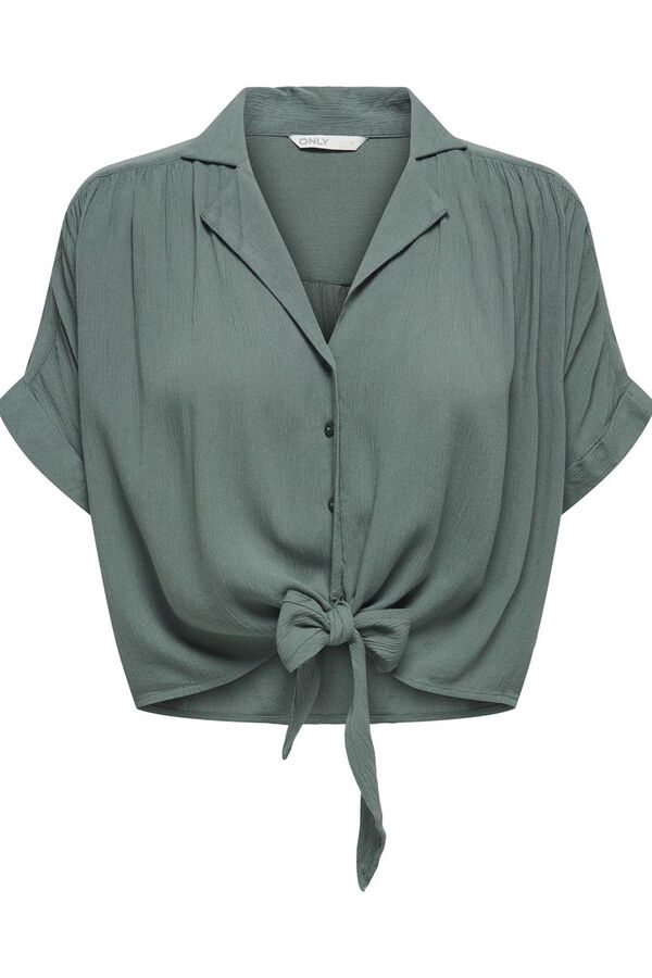Only short sleeve crop shirt Zelena