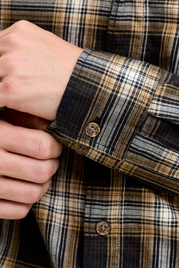 Jack & Jones Plaid regular shirt noir