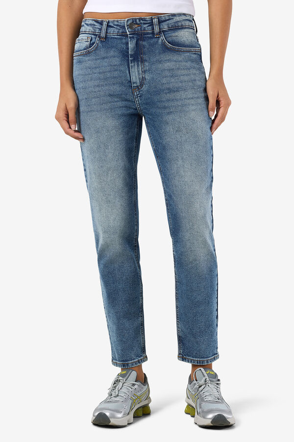 Noisy May Pantal&oacute;n vaquero de largo tobillero azul