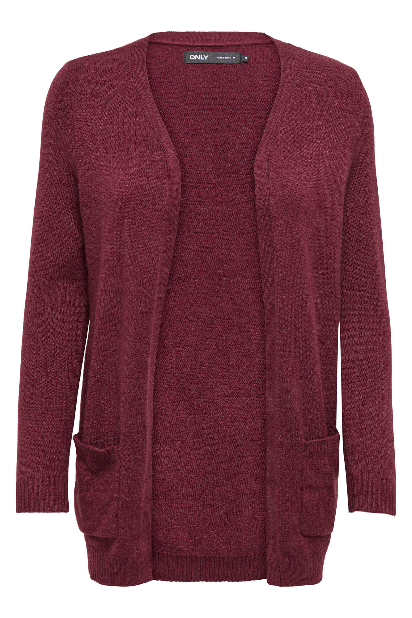 Only Casaco de malha com bolsos