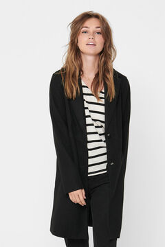Only Long cloth coat black