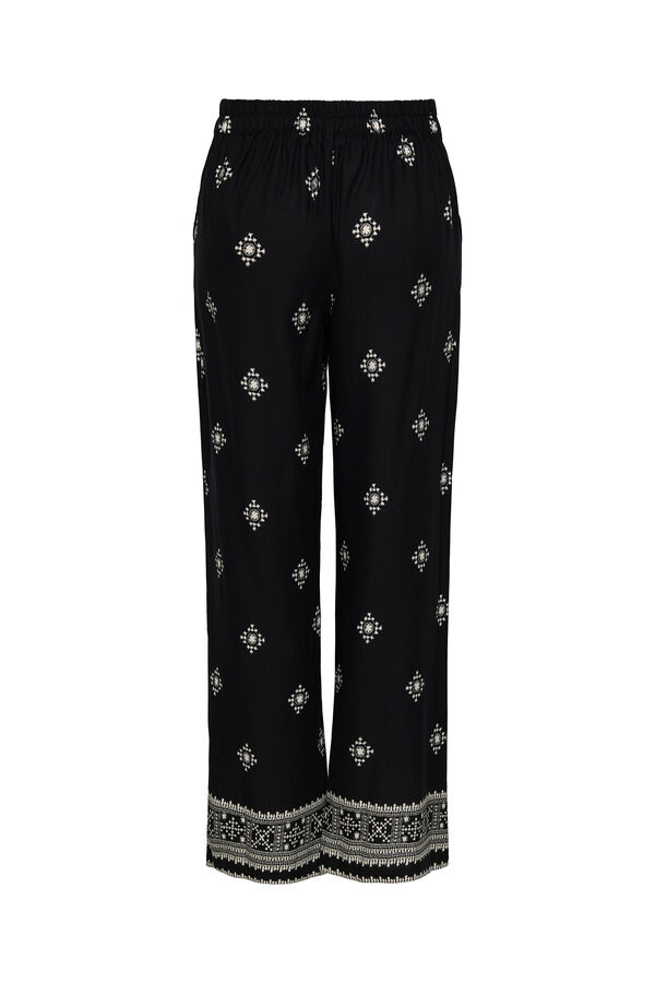 JDY Pantal&oacute;n largo ancho negro