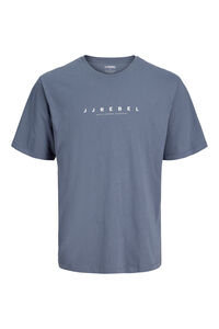 JJ REBEL kurz&auml;rmelig T-Shirt mit schlichtem Logo