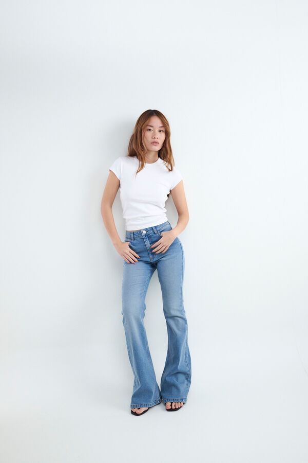 Balmohk Jeans flare fit azul