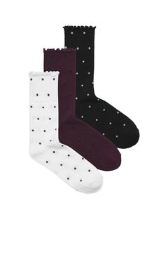 Jack & Jones Girl Polka-dot 3-pack socks