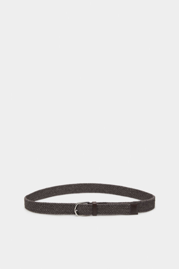 Springfield Mottled woven belt nude