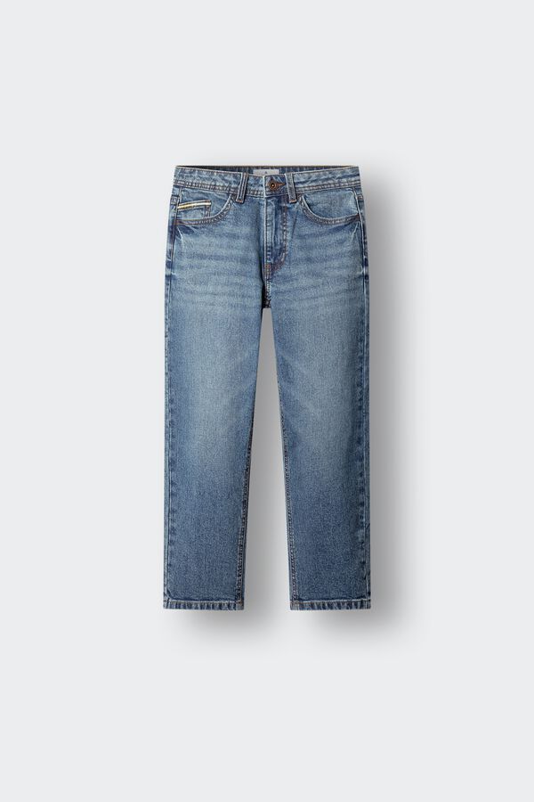 Springfield Kids Pantalon denim ni&ntilde;o azul