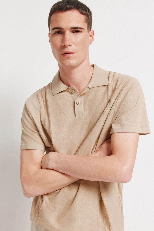 Springfield Polo piqu&eacute; nude