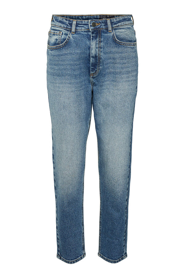 Noisy May Pantal&oacute;n vaquero de largo tobillero azul