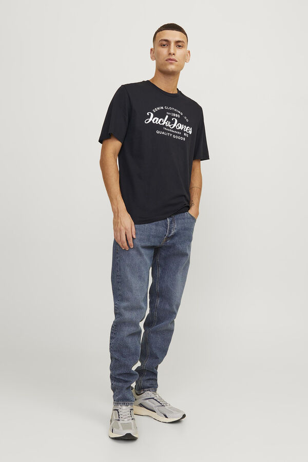Springfield Camiseta estándar fit negro