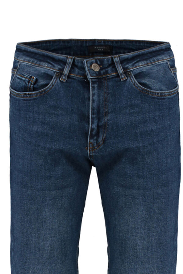 Trendyol Pantal&oacute;n vaquero ajustado azul