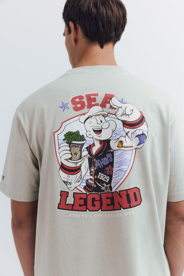 Springfield Popeye T-shirt white