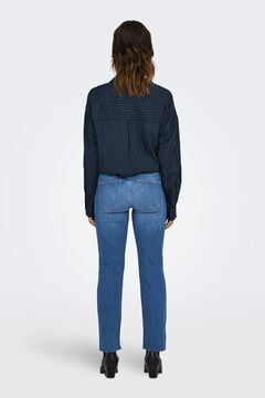 Only Jeans Straight Tiro Medio