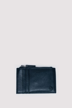 Springfield Portefeuille porte-cartes effet cuir noir noir