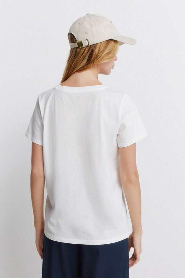 Springfield T-shirt Mafalda white