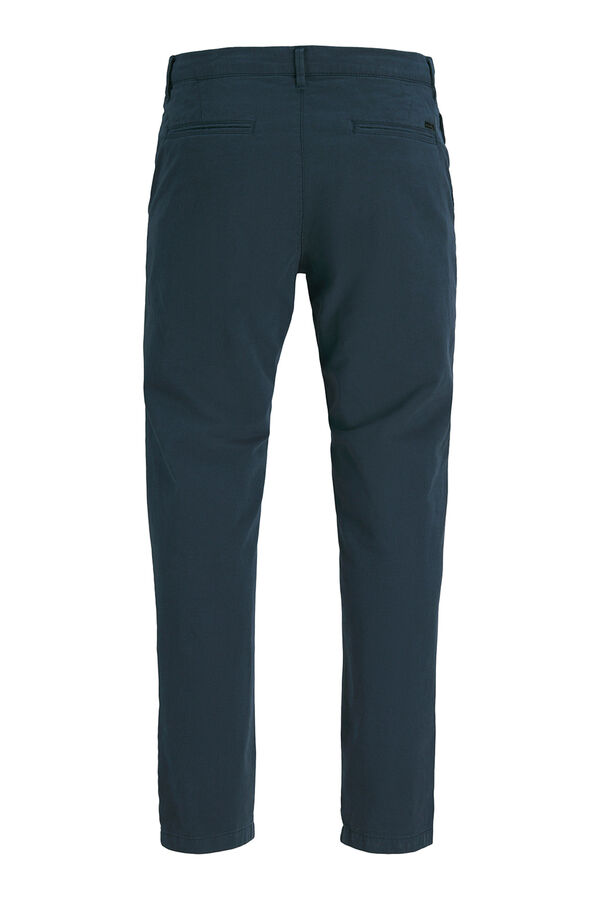 Jack & Jones Pantal&oacute;n estilo chino azul