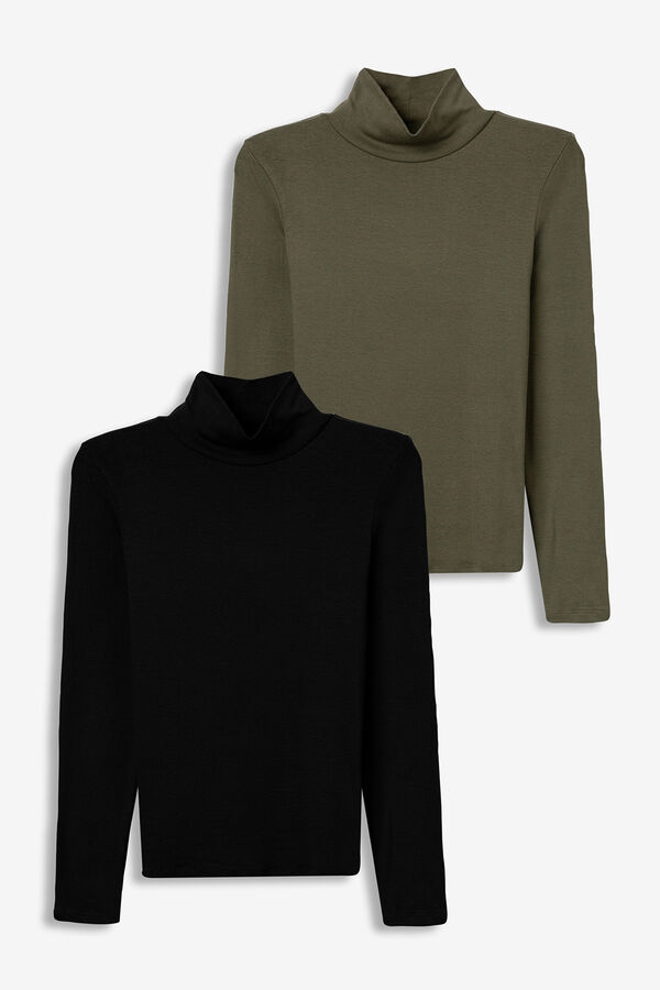 Tiffosi Jersey de cuello alto negro