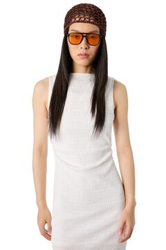 Koton Vestido midi ajustado beige